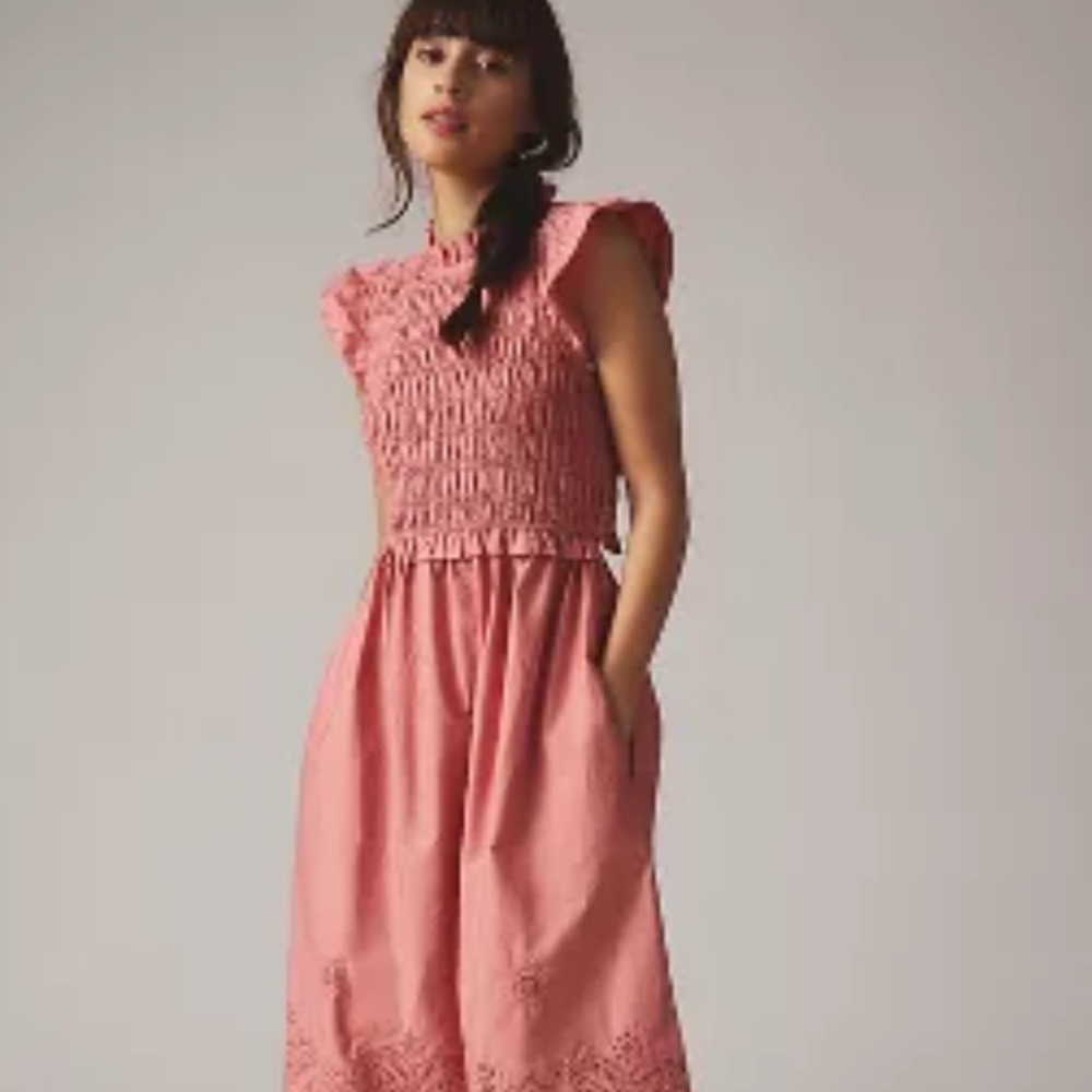 NWT Anthropologie Moon River Flutter Sleeve Dress - small (runs with stretch)